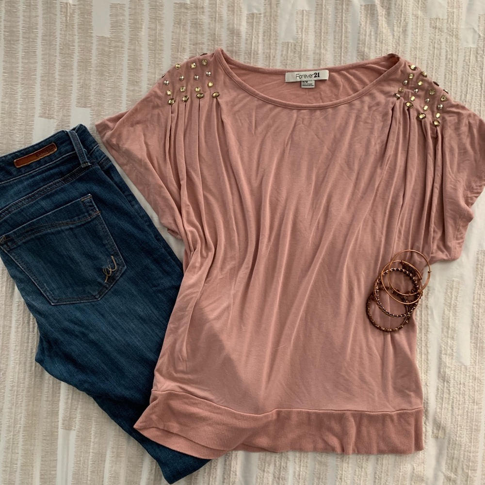 F21 Embellished Top
